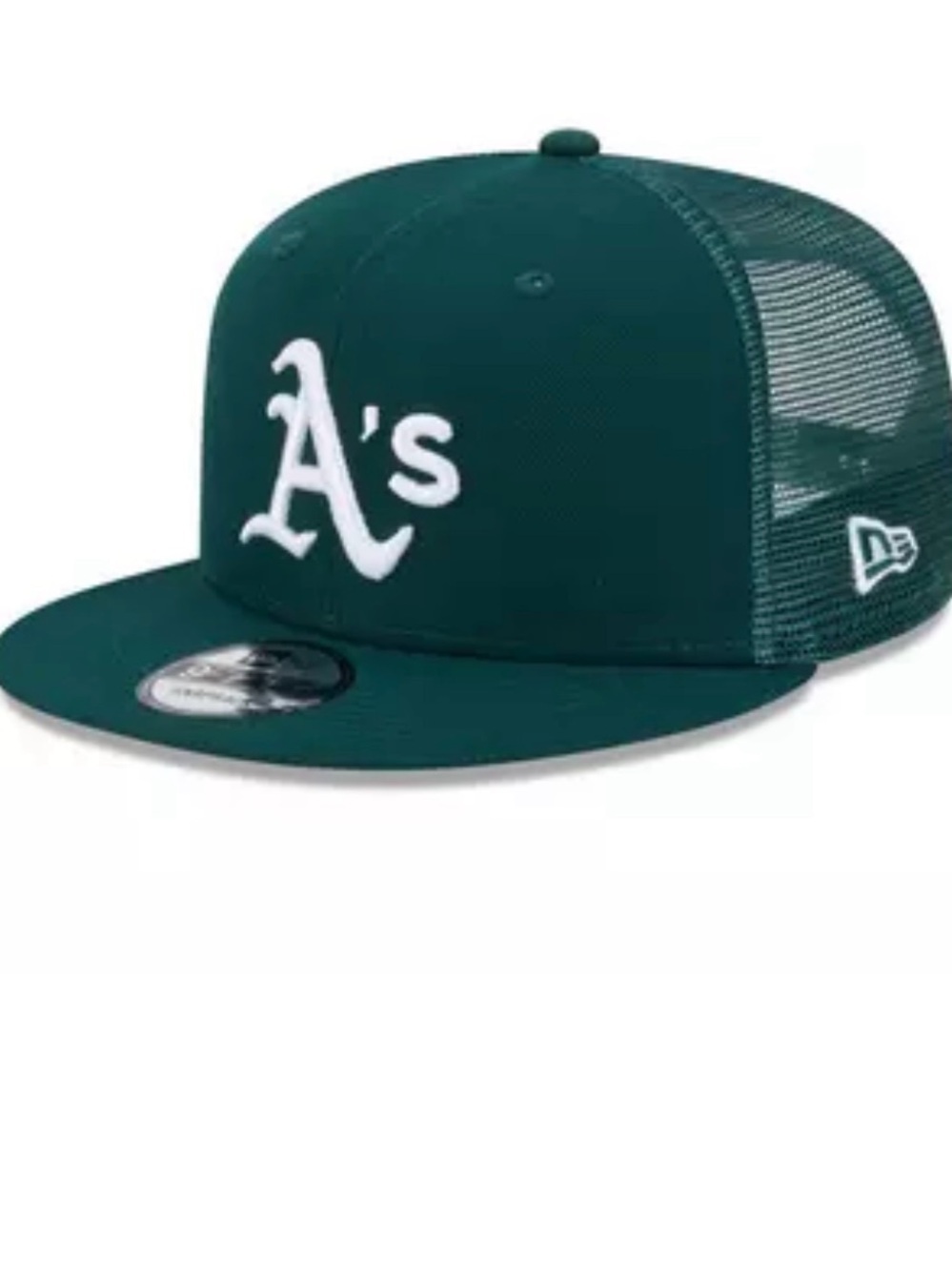 Oakland A's Dark Green Mesh Trucker Cap
